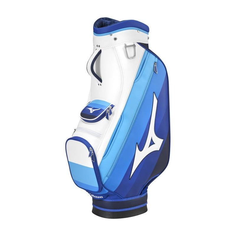 Mizuno Tour Cart Bag - Blue/White/Light Blue