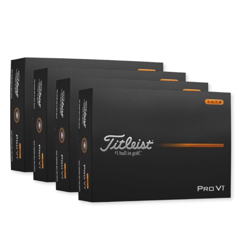 Titleist Pro V1 #High Numbers - 4 Pack