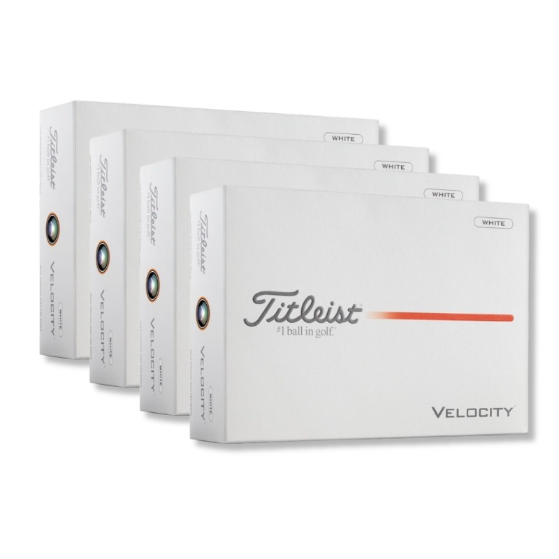 Titleist Velocity - White - 4 pack