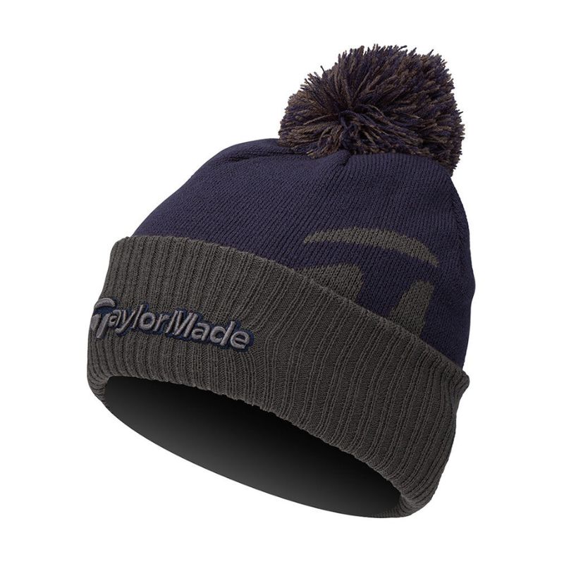 TaylorMade Bobble Beanie - Navy