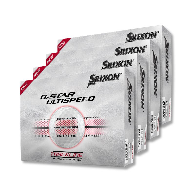 Srixon Q-Star UltiSpeed - Trackline - 4 Pack