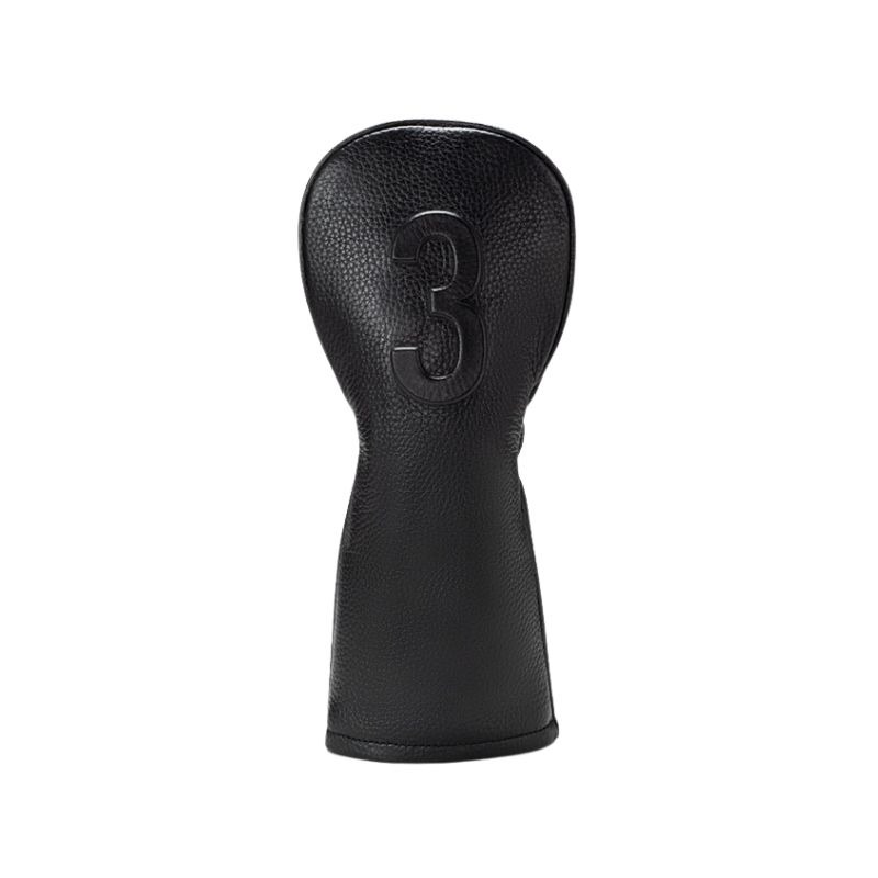 Vessel Lux Embossé Headcover Black - FW #3