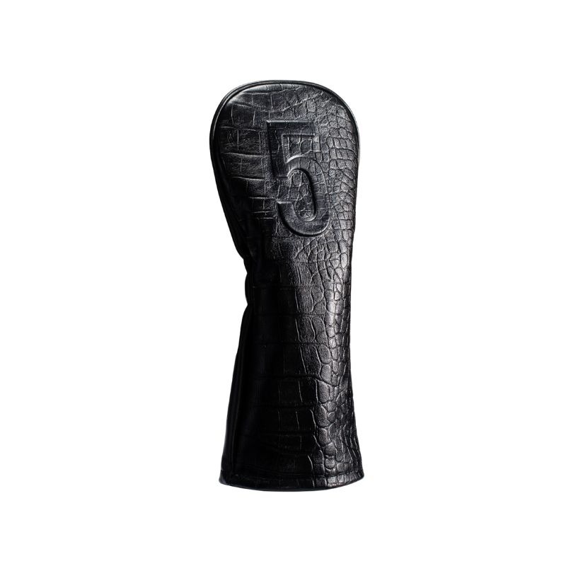 Vessel Lux Embossé Headcover Croc Black - FW #5
