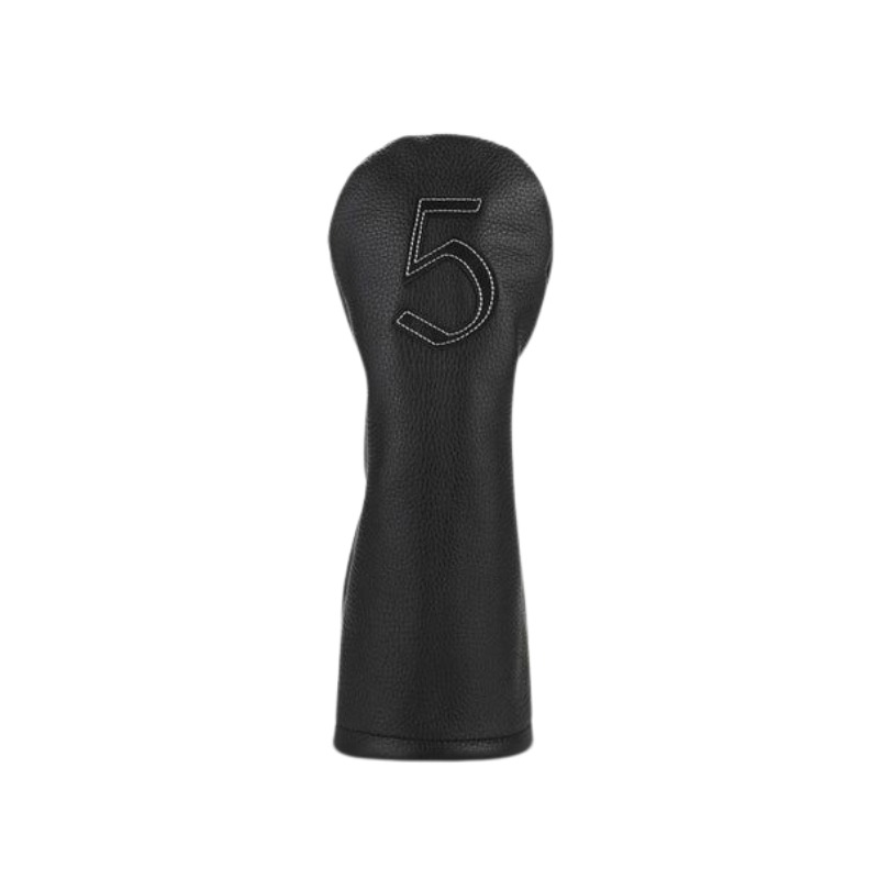Vessel Leather Headcover Black - FW #5