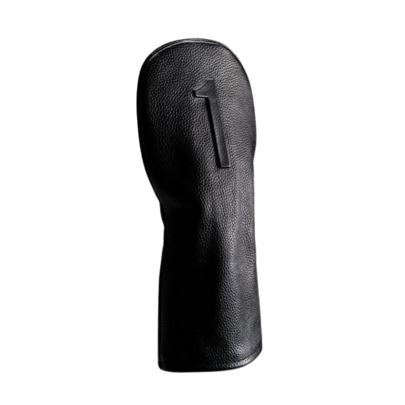 Vessel Lux Embossed Headcover Black - Driver