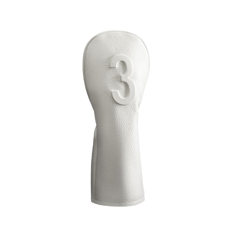 Vessel Lux Embossé Headcover White - FW #3