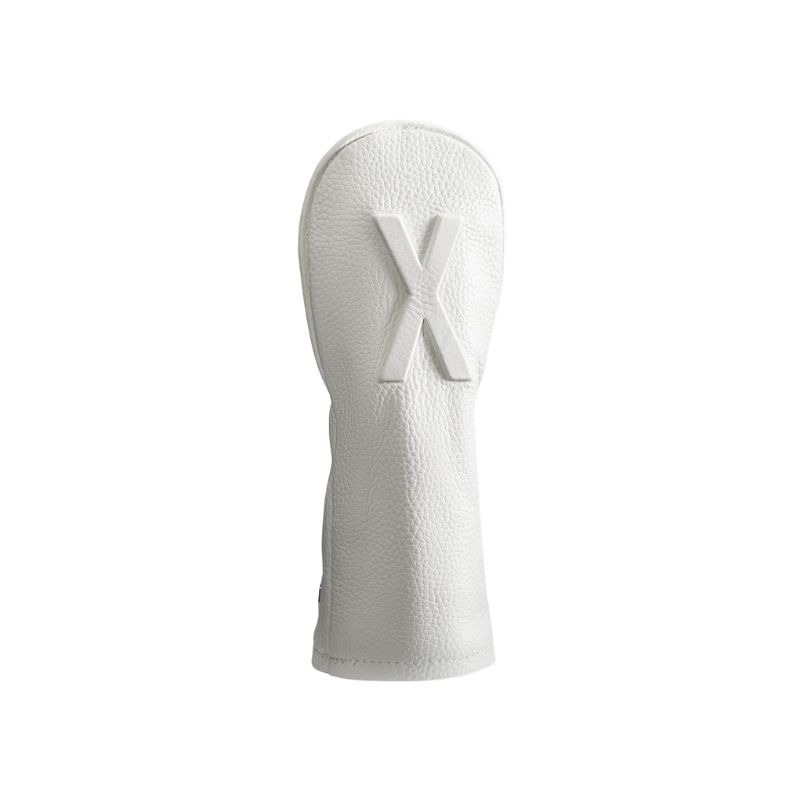 Vessel Lux Embossé Headcover White - Hybrid X